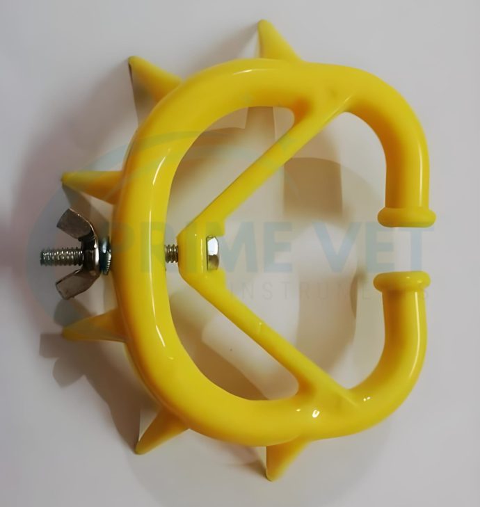 ANNEAU ANTI-TETE PLASTIQUE JAUNE